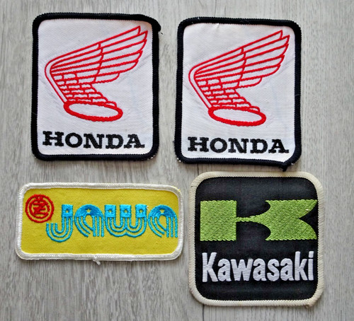 Vintage motorcycle patch lot - motorcycle,