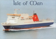 Postcard Isle Of Man Steam