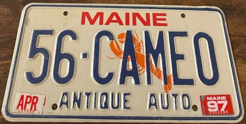 Cameo vanity license - 56,