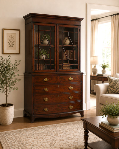 Victorian mahogany astragal - victorian,