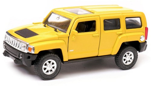 Welly hummer yellow 34 - hummer, h3