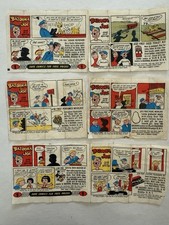 Lot Of 6 1957 Bazooka Joe And
