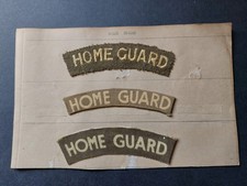 WW2 Home Guard Shoulder Titles