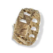 24mm Patterned Chaps Bracelet