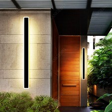 LED Wall Lights Sconce Waterproof Outdoor Lamp Exterior Light Long Strip Modern