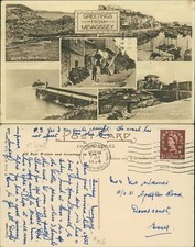 Mevagissey 5 views 1957 Newquay Machine Cancel Friths 