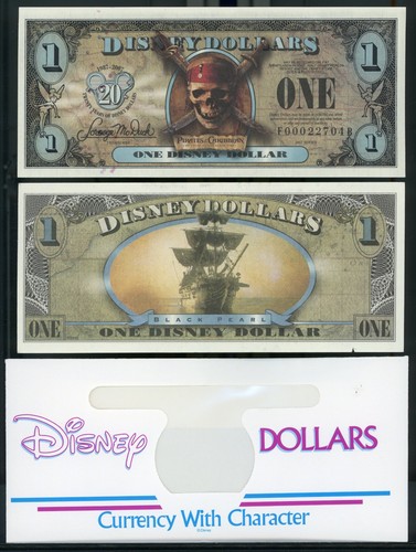 Disney dollar black pearl - dollar,