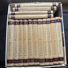 Children's Britannica Hardback Complete Collection 1-15 1960s