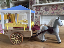 Sylvanian families Pony and Trap 2004 Flair UK Vintage set with Pony