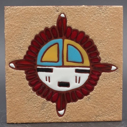 Kachina sun god face zuni - sun,