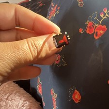 9ct Gold large stone garnet ring Size L