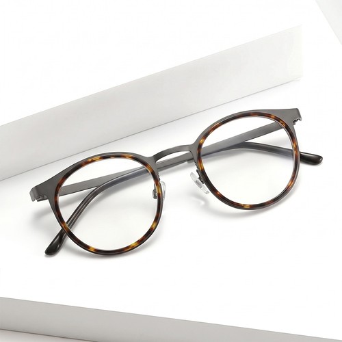 Round reading glasses - round,