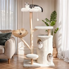 Modern White Cat Tree