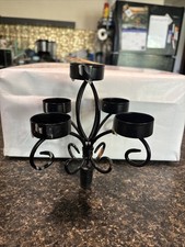 Candelabra WROUGHT IRON Hold 5