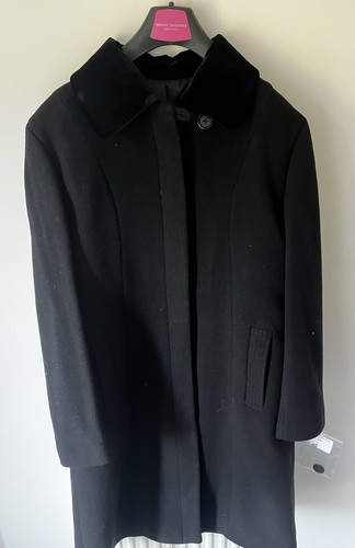 Women black wool with - black,