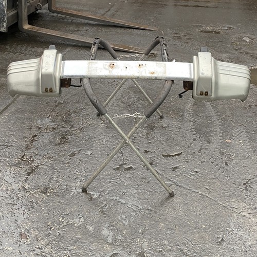 Front chrome bumper and - front, corner