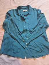 Mistral 100% Silk Blouse Teal