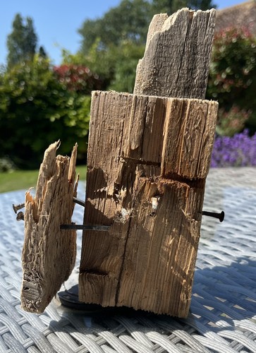 Character driftwood block - character,