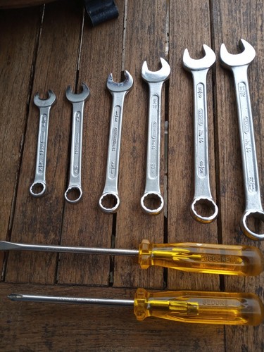 Gedore spanners and - and, 2