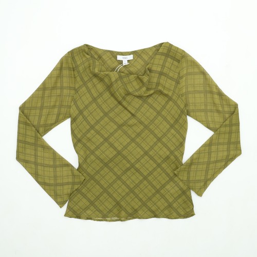 Women top green mix - top,