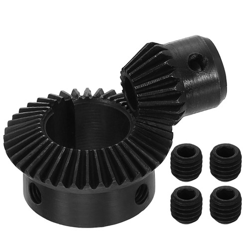 2pcs tapered bevel gears - gears, set