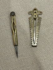 Antique D.M. Co. Brass Folding