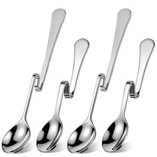 4 Pcs Stainless Steel Spoon