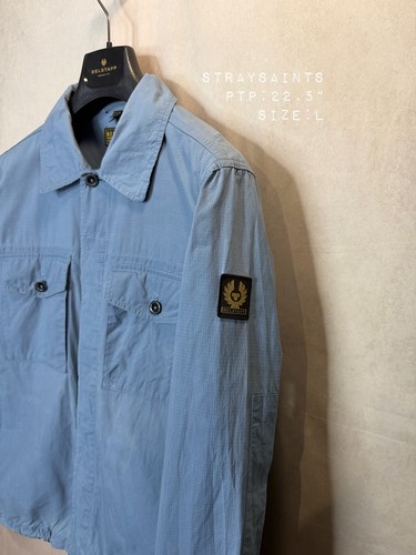 Belstaff recon blue overshirt - belstaff,
