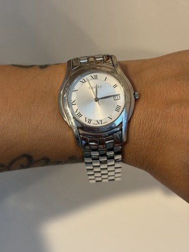 Gucci 5500m quartz stainless - quartz,