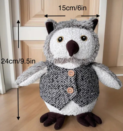 Owl door stop - door, heavy
