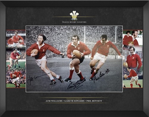 Wales signed framed jpr - wales,