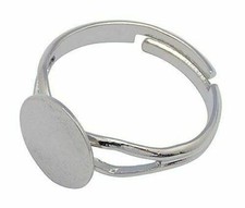 10 x Silver Plated Adjustable