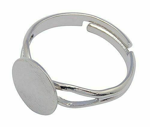 Silver plated adjustable - 10,