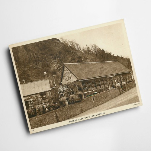 Print vintage shropshire - a4,