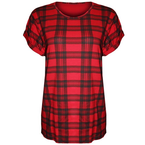 New ladies women red - women, tartan