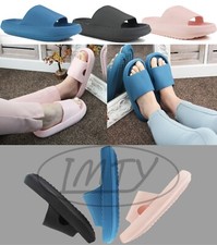 Womens Ladies Platform Mules Summer Pool Slider Beach Fashion Flip Flops Sandals