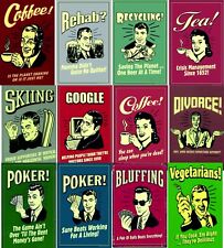 FUNNY RETRO FRIDGE MAGNET Set 2