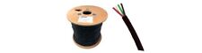 Samson 16/4/100 Exterior Outside 4 Core Speaker Cable, 100m Drum Black