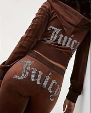 New Women Y2K Juicy Logo Couture Tracksuit 2-piece Set Sport Suit Velvet Jogging