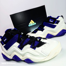 Adidas US 13 Men's White Black