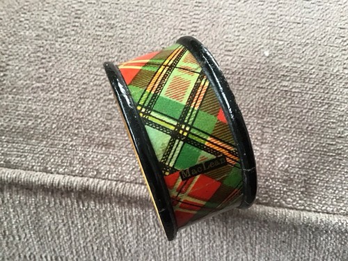 Mauchline tartan ware napkin - ware,