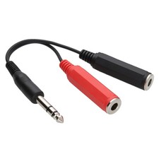15cm 6.35mm Stereo Jack Plug