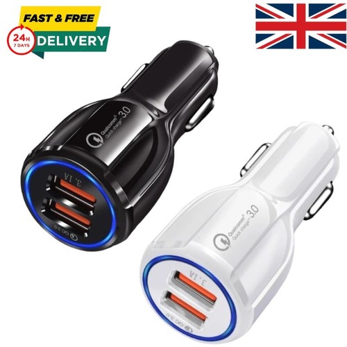 Dual usb car charger fast - dual,