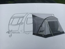 Kampa rapid air 260 lightweight caravan porch awning