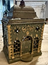 Cast Iron Roof Bank Still Bank