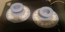 2 Wedgewood Jasperware Candle