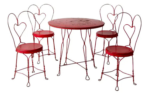 Ice cream parlor wrought iron - wrought,