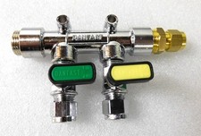 Motorhome camper van RV Gas Manifold/ Tap 8mm Equal 2 Way