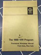 Vintage 1968 VW Program