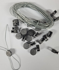 100x 10mm LEAD ELECTRIC METER SECURITY SEAL & WIRE TAXI METER TAMPER PROOF SEALS